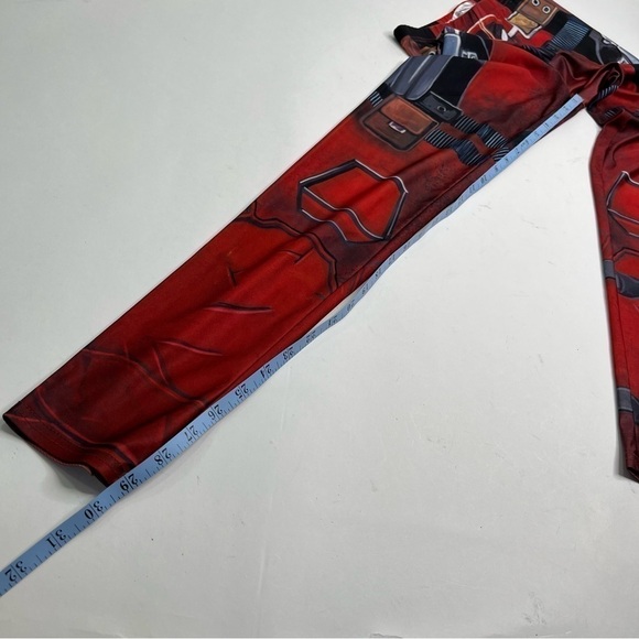 MARVEL Deadpool Comic Superhero Sexy Cosplay Halloween Costume Stretchy Leggings - Picture 11 of 11